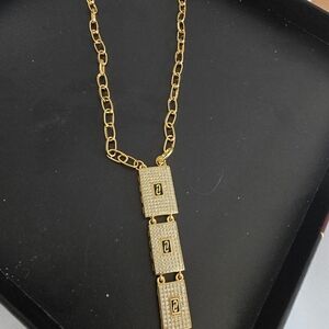 Elegant Gold and Silver Chain Necklace